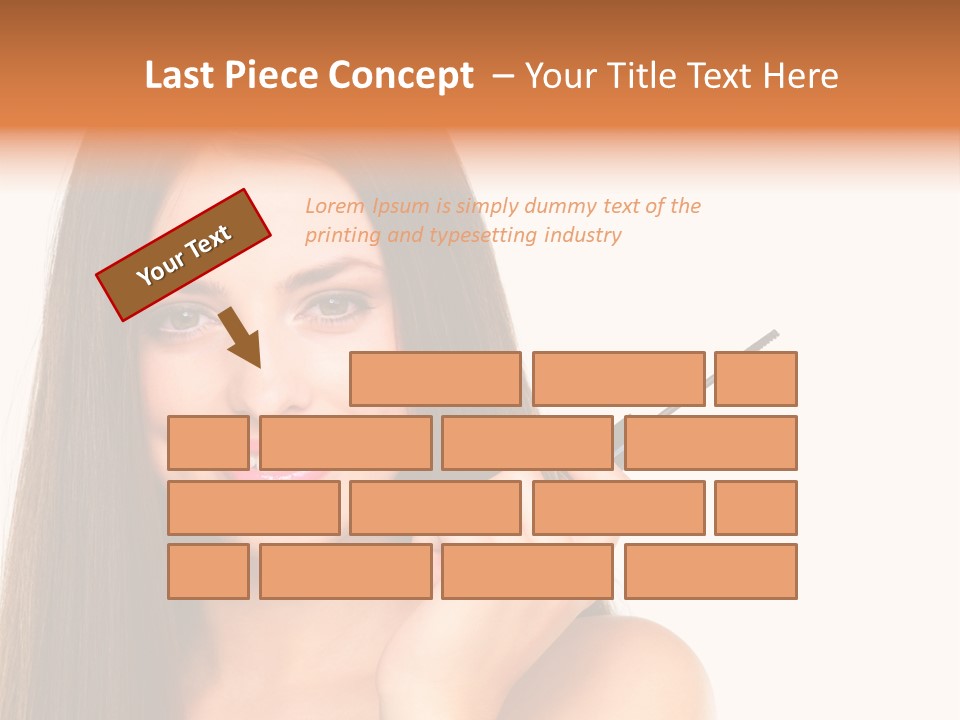 Human Chair Figure PowerPoint Template