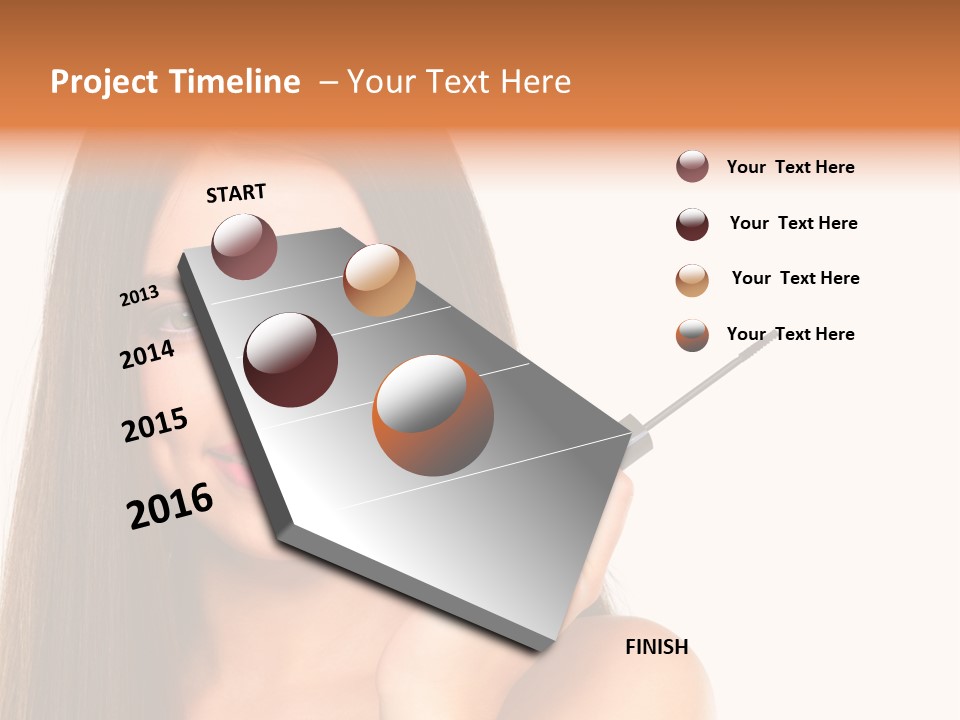 Human Chair Figure PowerPoint Template