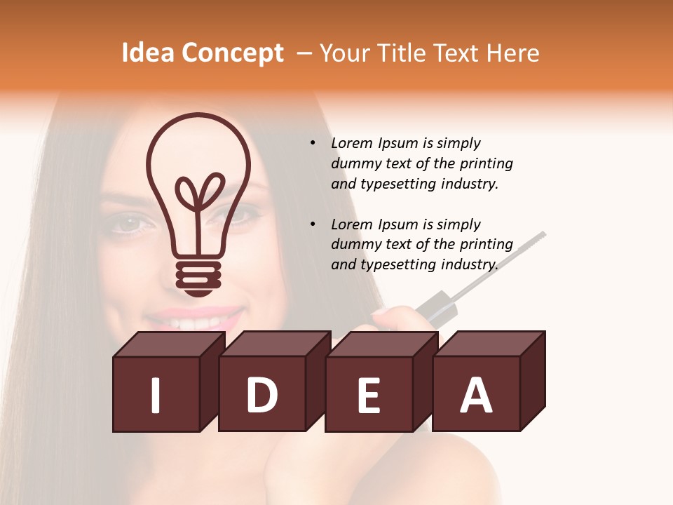 Human Chair Figure PowerPoint Template