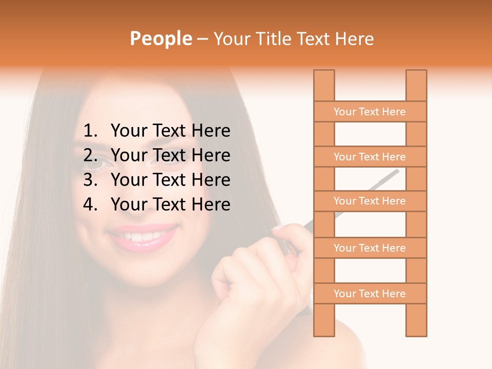 Human Chair Figure PowerPoint Template
