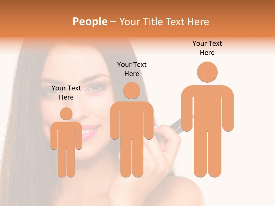 Human Chair Figure PowerPoint Template