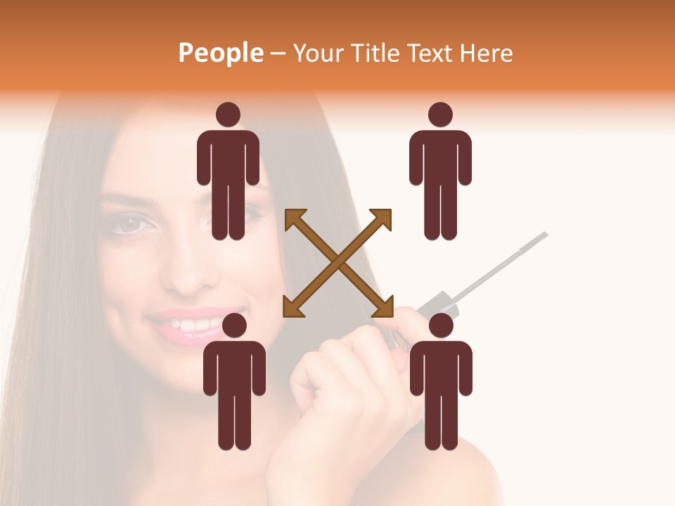 Human Chair Figure PowerPoint Template