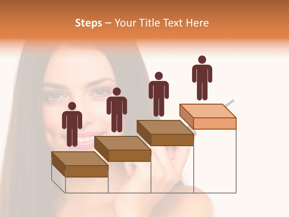 Human Chair Figure PowerPoint Template
