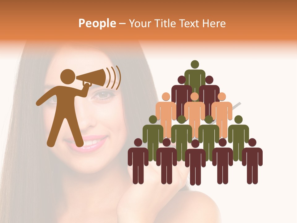 Human Chair Figure PowerPoint Template