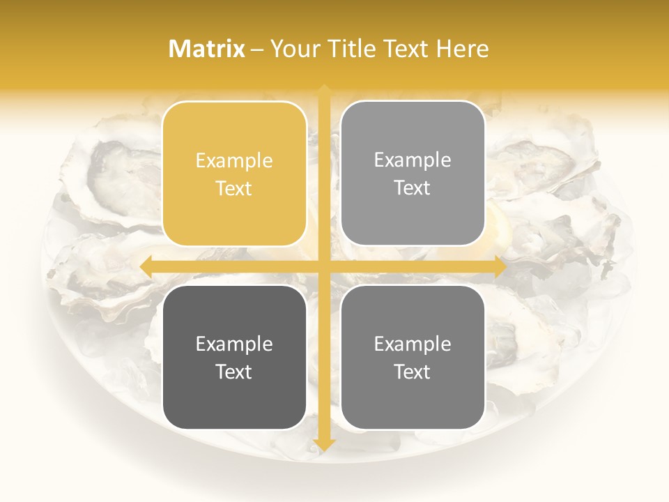 Gourmet Traditional Shellfish PowerPoint Template