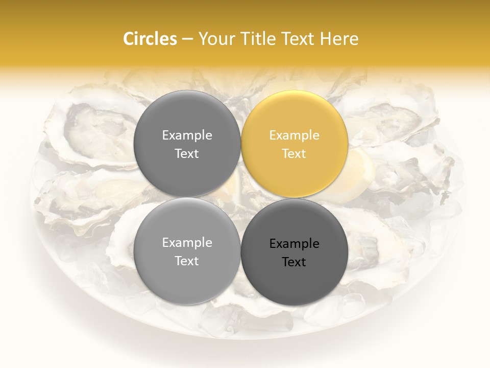 Gourmet Traditional Shellfish PowerPoint Template