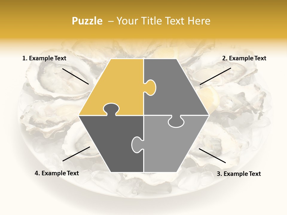 Gourmet Traditional Shellfish PowerPoint Template