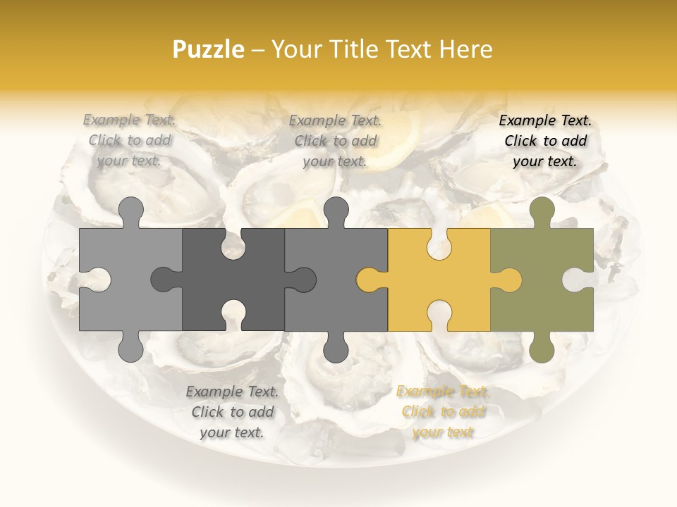 Gourmet Traditional Shellfish PowerPoint Template