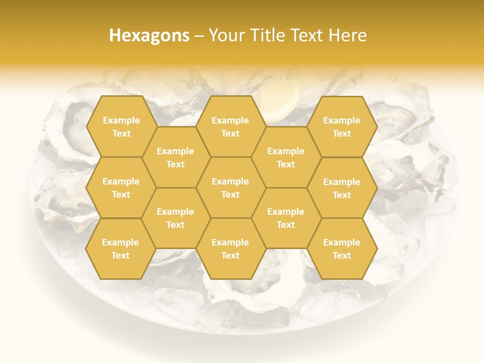 Gourmet Traditional Shellfish PowerPoint Template