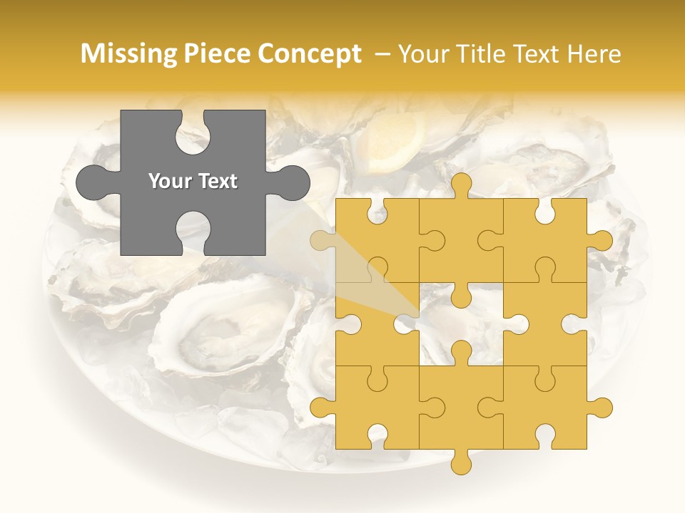 Gourmet Traditional Shellfish PowerPoint Template