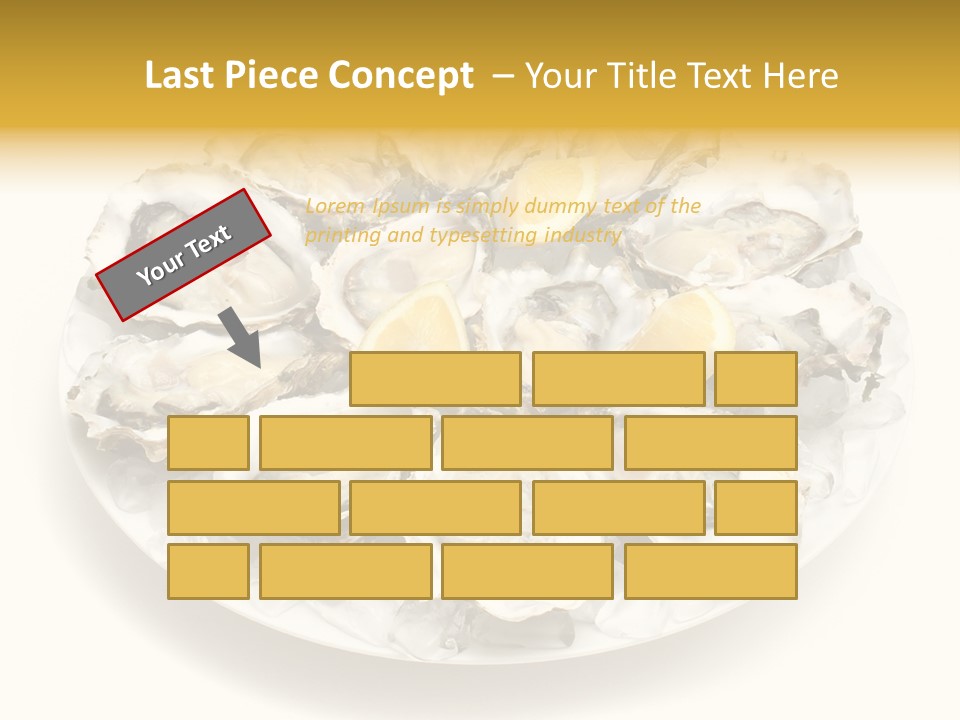 Gourmet Traditional Shellfish PowerPoint Template