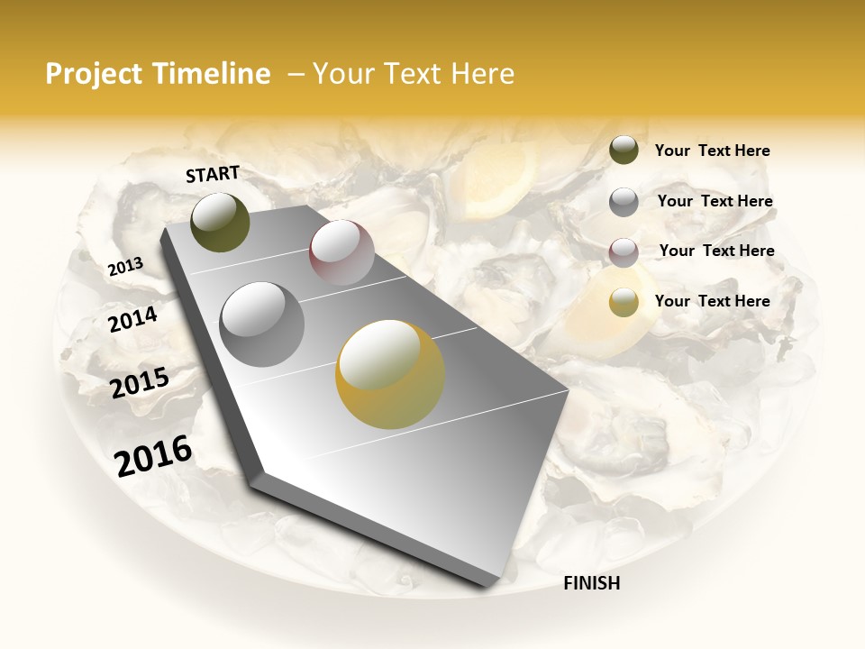 Gourmet Traditional Shellfish PowerPoint Template