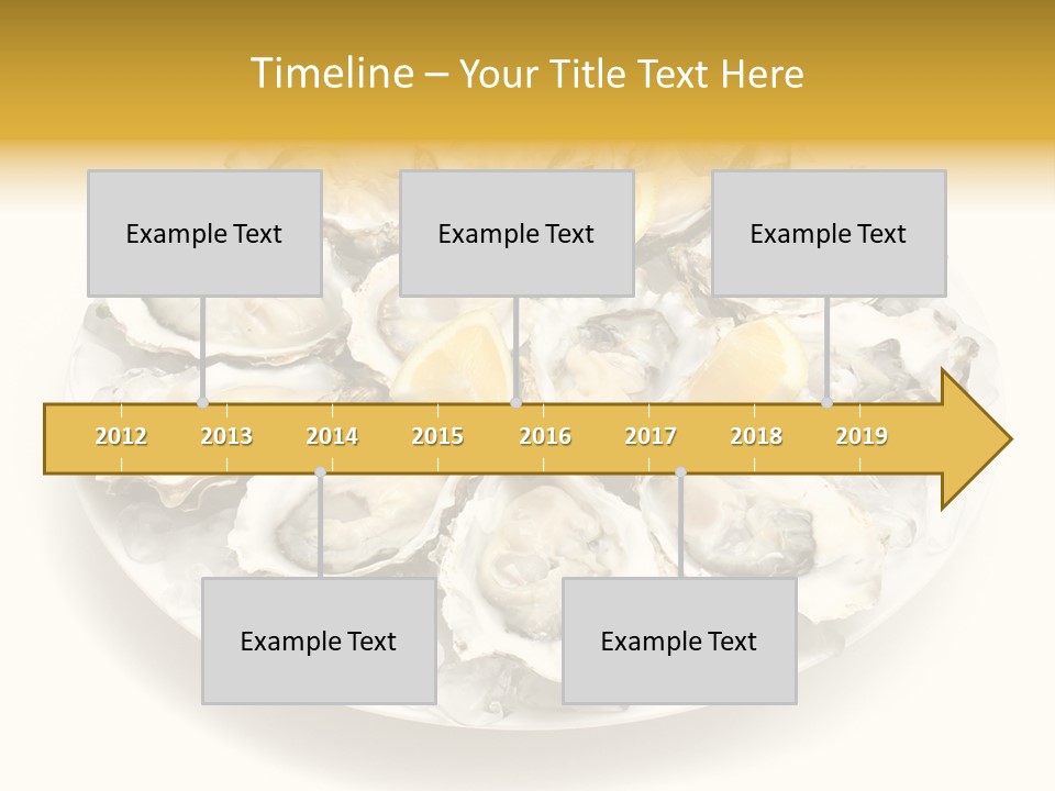 Gourmet Traditional Shellfish PowerPoint Template