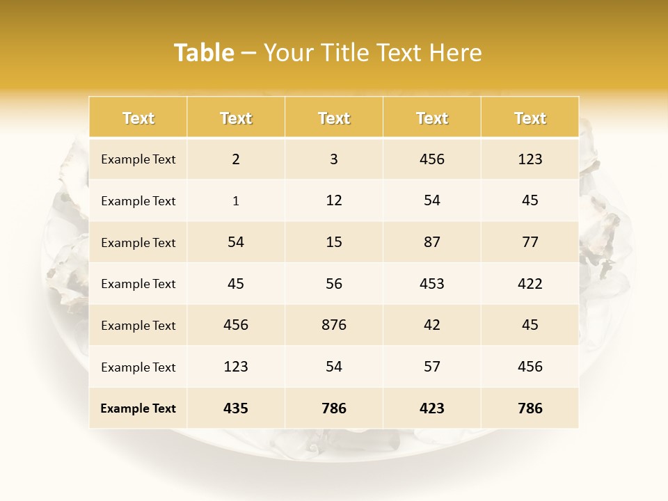 Gourmet Traditional Shellfish PowerPoint Template
