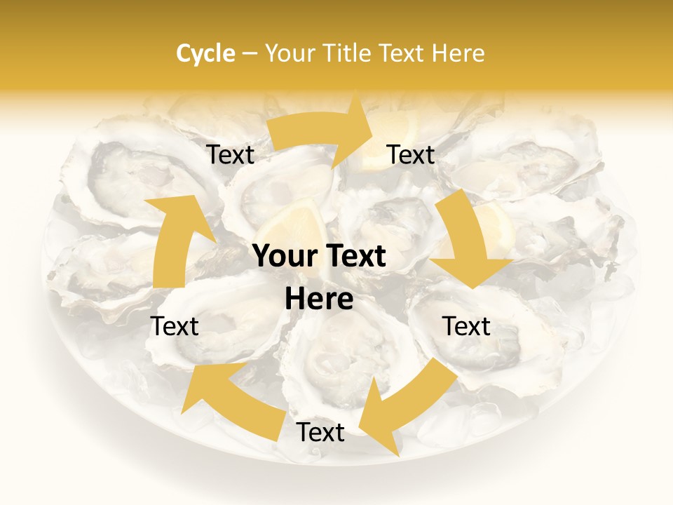 Gourmet Traditional Shellfish PowerPoint Template