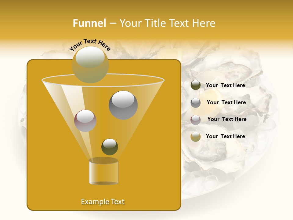 Gourmet Traditional Shellfish PowerPoint Template