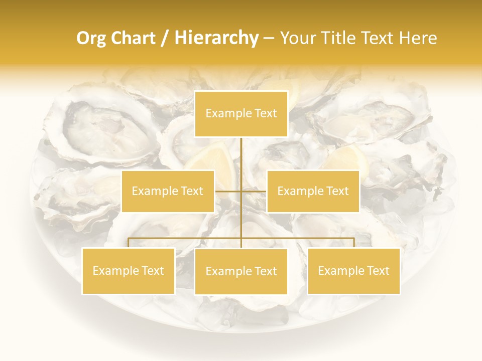 Gourmet Traditional Shellfish PowerPoint Template