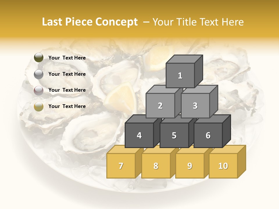 Gourmet Traditional Shellfish PowerPoint Template