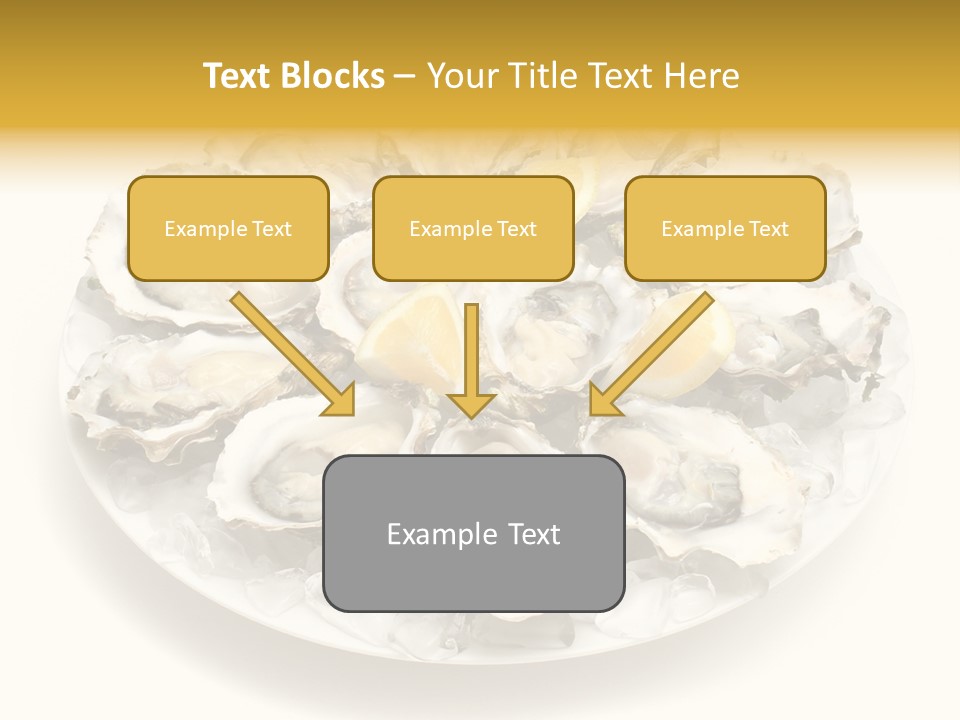 Gourmet Traditional Shellfish PowerPoint Template