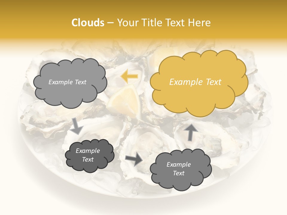 Gourmet Traditional Shellfish PowerPoint Template