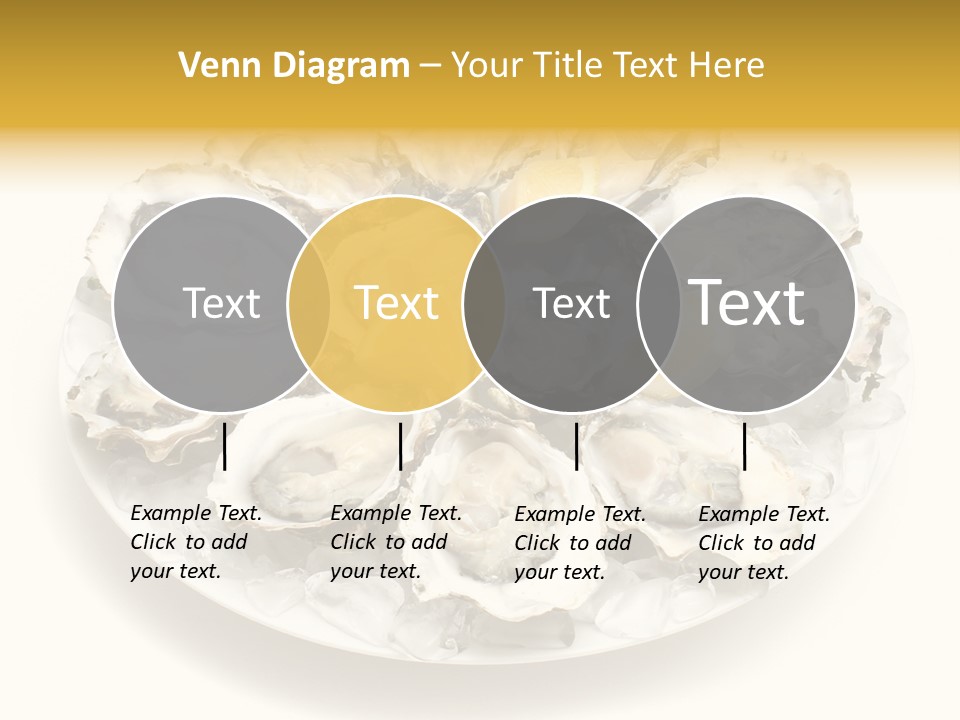 Gourmet Traditional Shellfish PowerPoint Template
