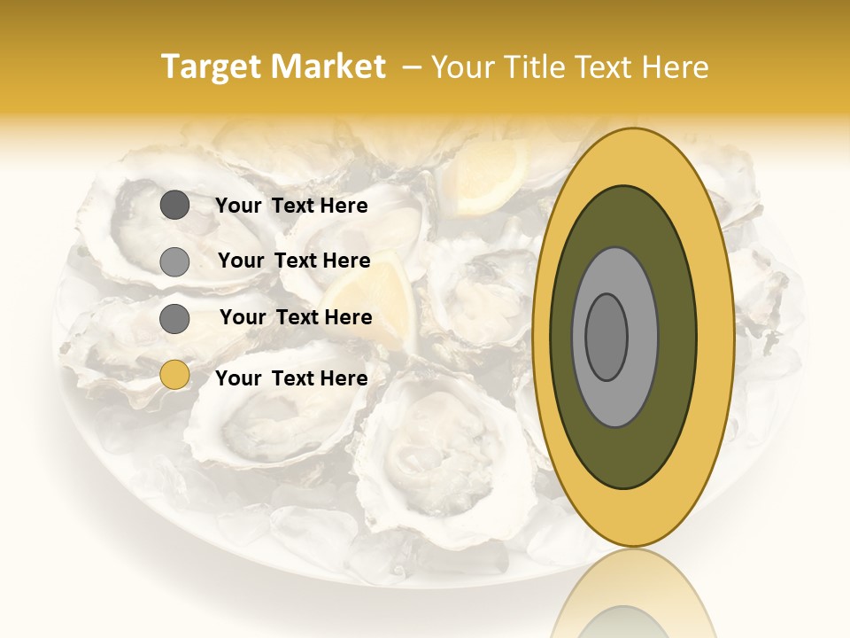 Gourmet Traditional Shellfish PowerPoint Template