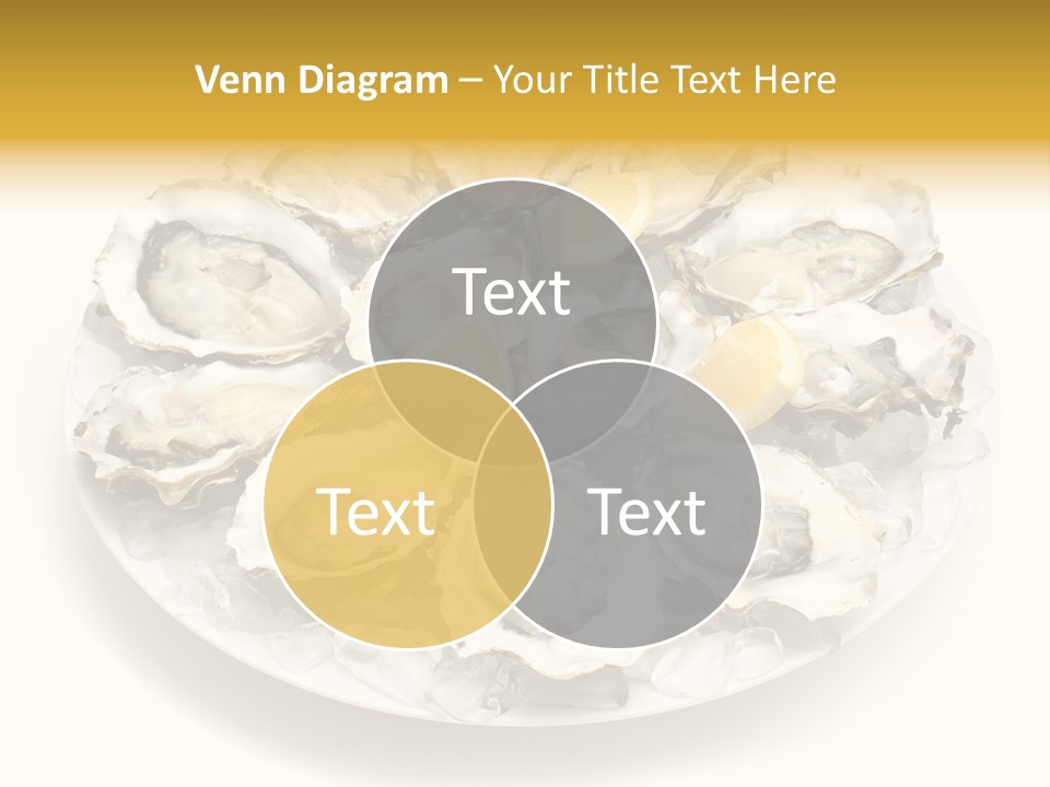 Gourmet Traditional Shellfish PowerPoint Template