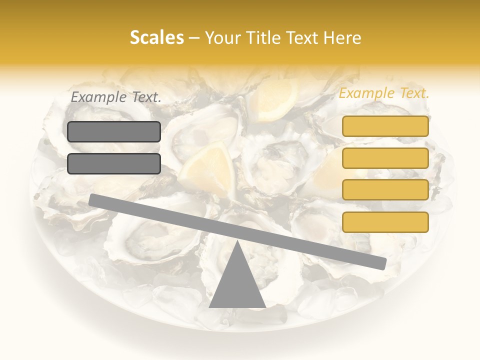 Gourmet Traditional Shellfish PowerPoint Template