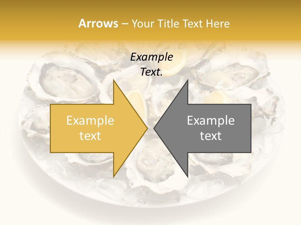 Gourmet Traditional Shellfish PowerPoint Template
