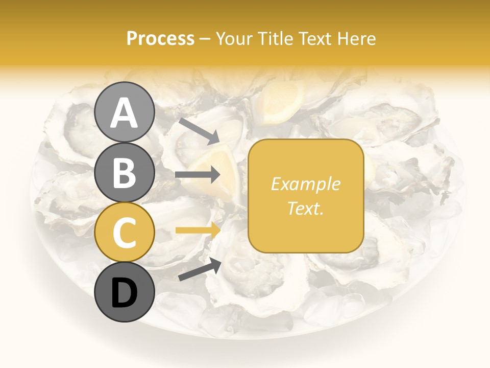 Gourmet Traditional Shellfish PowerPoint Template