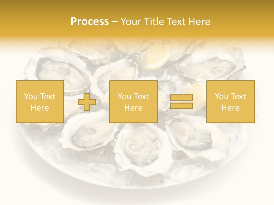 Gourmet Traditional Shellfish PowerPoint Template