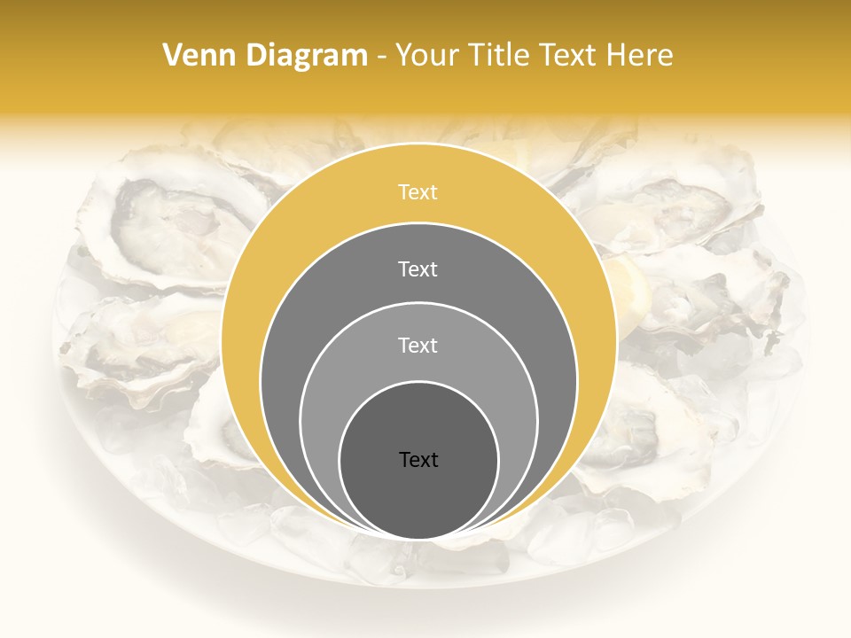 Gourmet Traditional Shellfish PowerPoint Template
