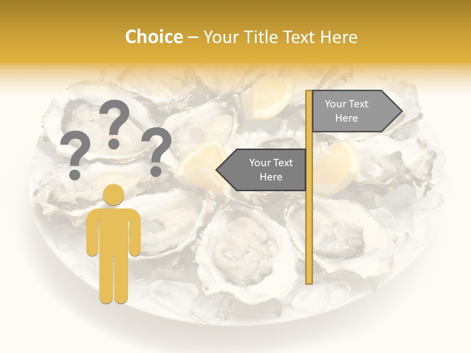 Gourmet Traditional Shellfish PowerPoint Template
