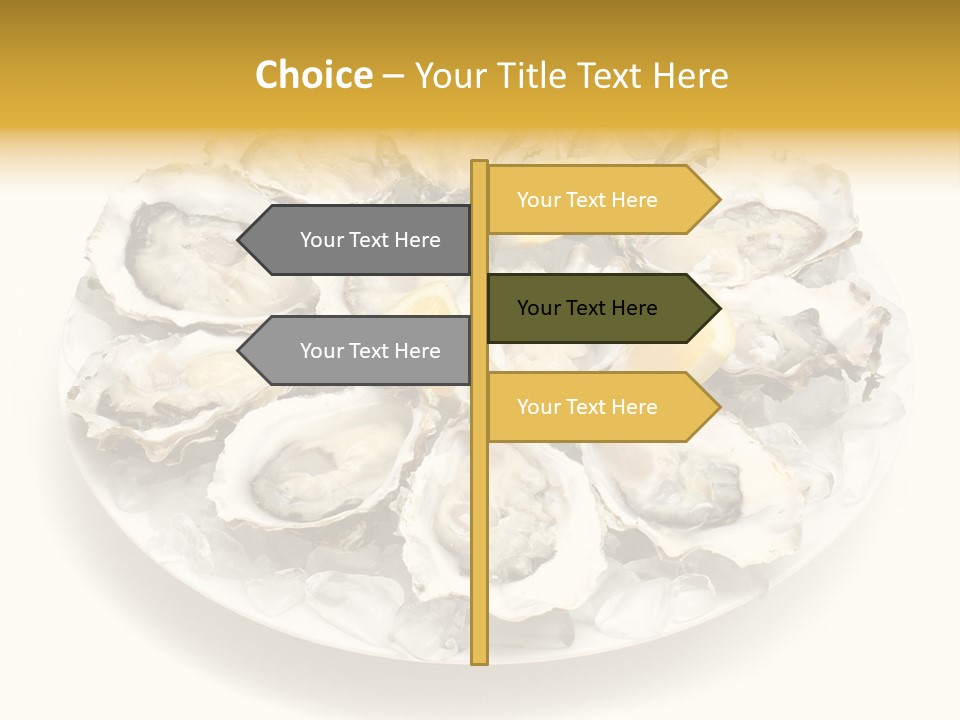 Gourmet Traditional Shellfish PowerPoint Template