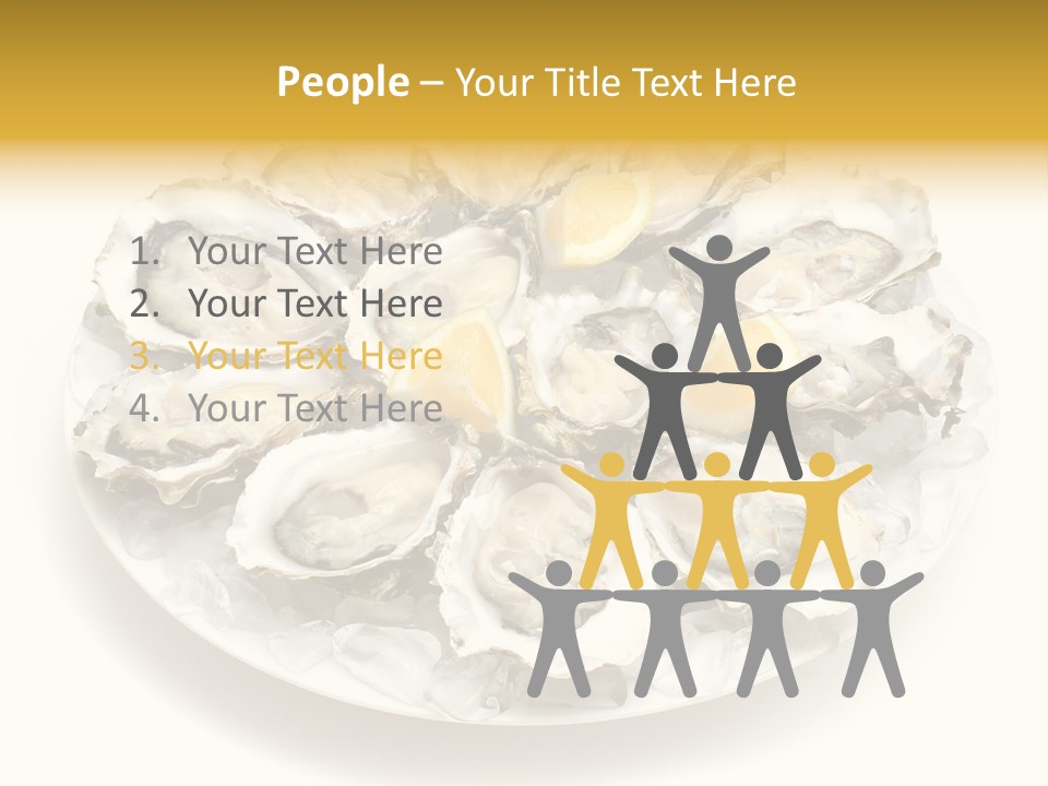 Gourmet Traditional Shellfish PowerPoint Template
