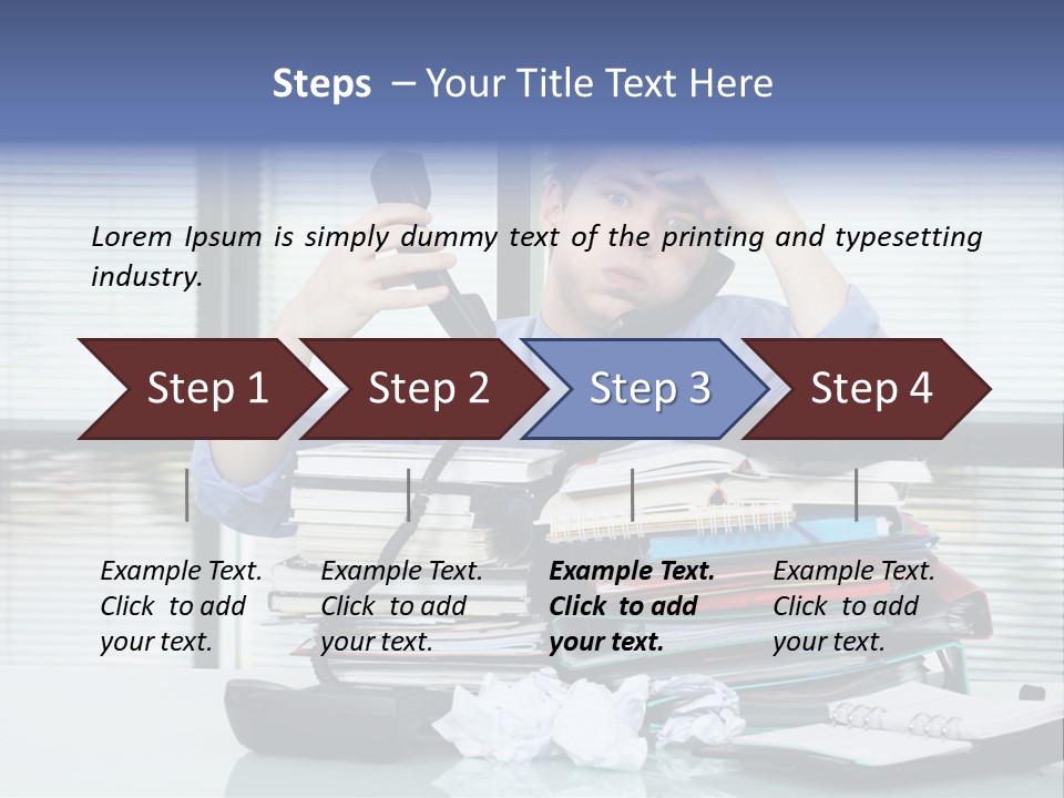 Failure Business Paperwork PowerPoint Template