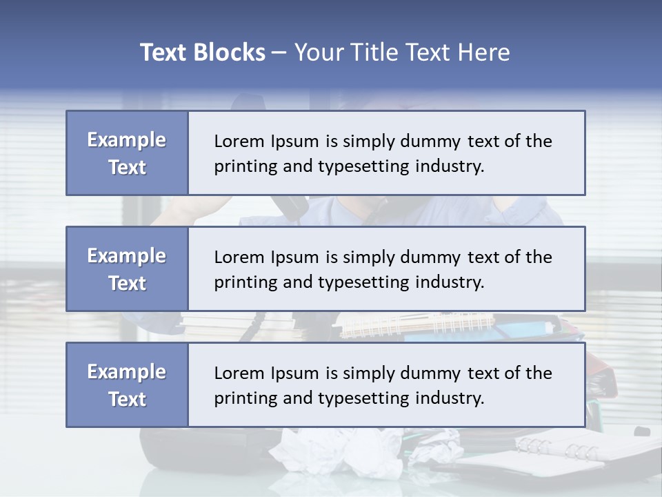 Failure Business Paperwork PowerPoint Template