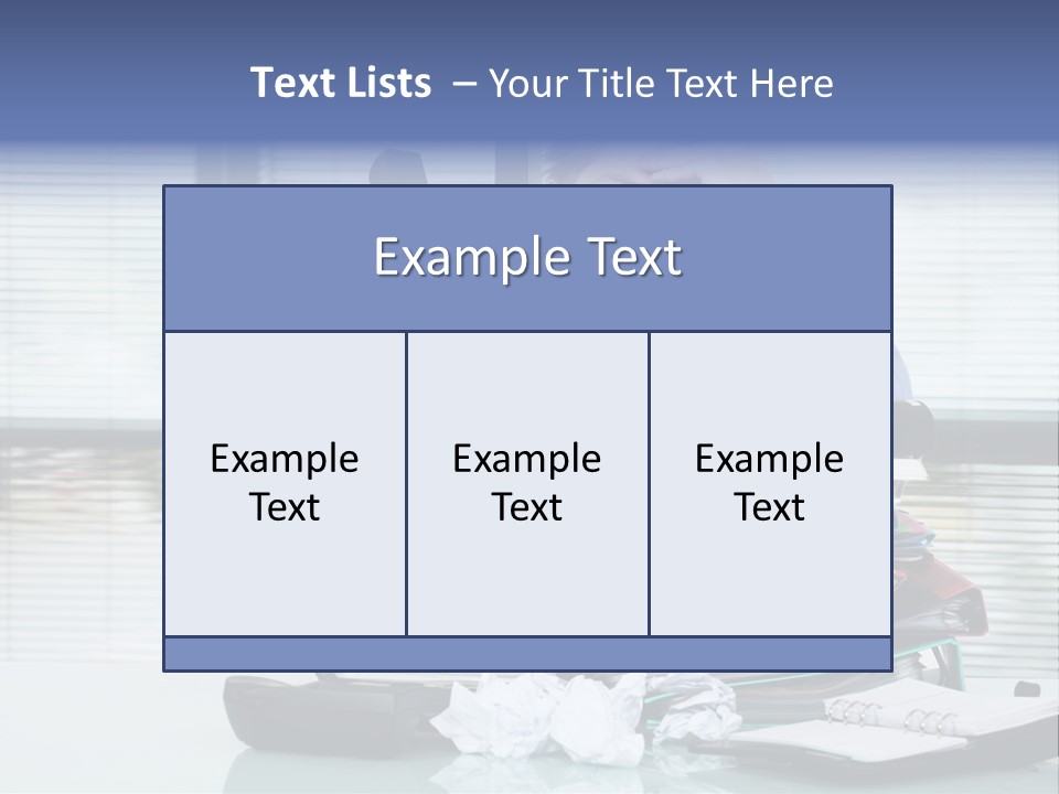 Failure Business Paperwork PowerPoint Template