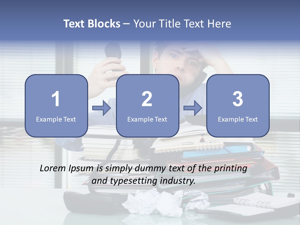 Failure Business Paperwork PowerPoint Template