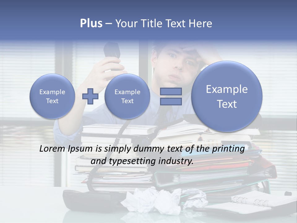 Failure Business Paperwork PowerPoint Template