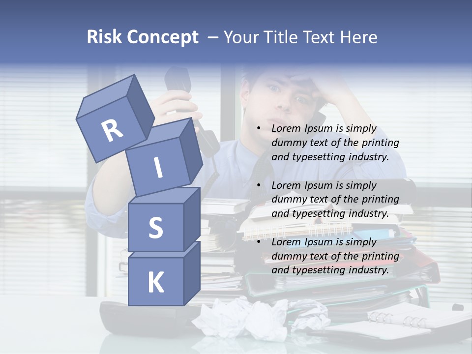 Failure Business Paperwork PowerPoint Template