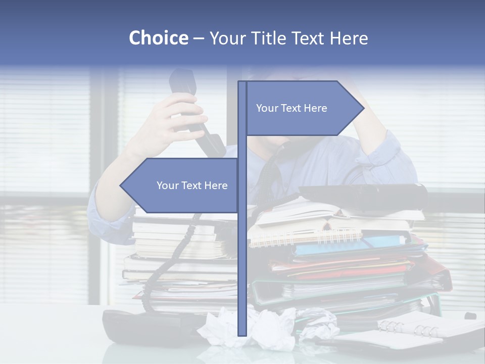 Failure Business Paperwork PowerPoint Template