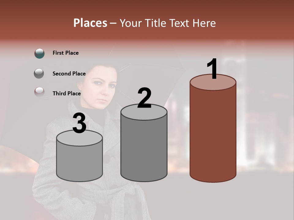 Autumn City Sad PowerPoint Template