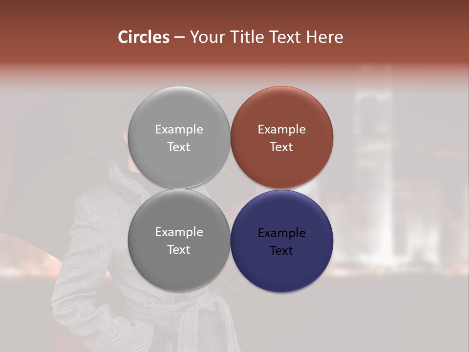 Autumn City Sad PowerPoint Template