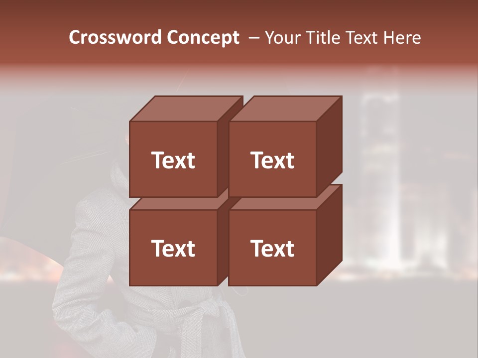 Autumn City Sad PowerPoint Template