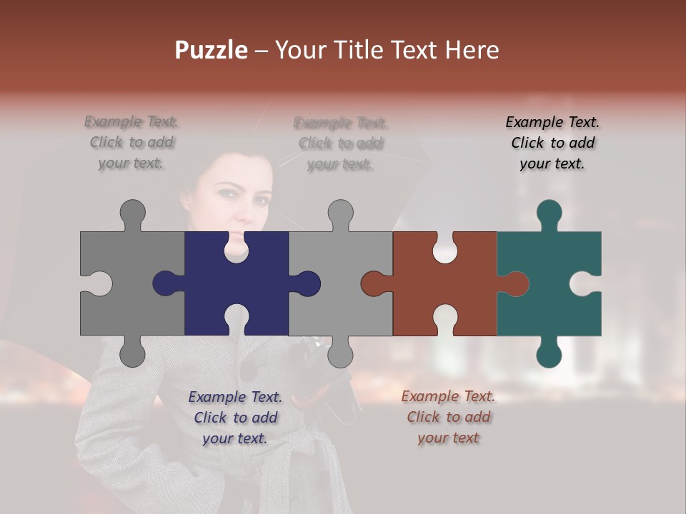 Autumn City Sad PowerPoint Template