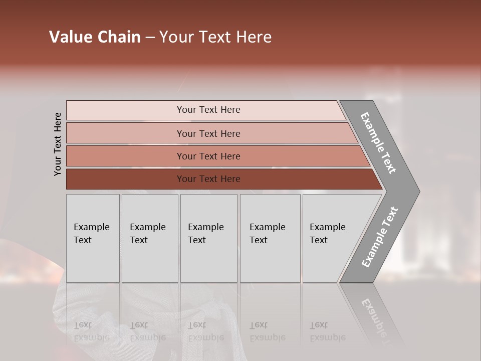 Autumn City Sad PowerPoint Template