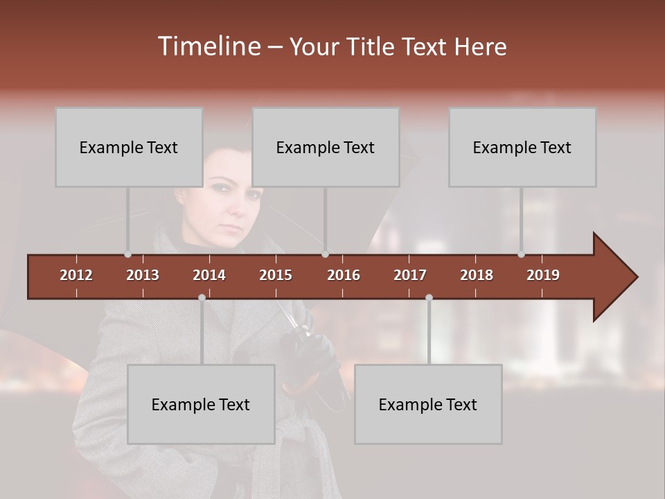 Autumn City Sad PowerPoint Template