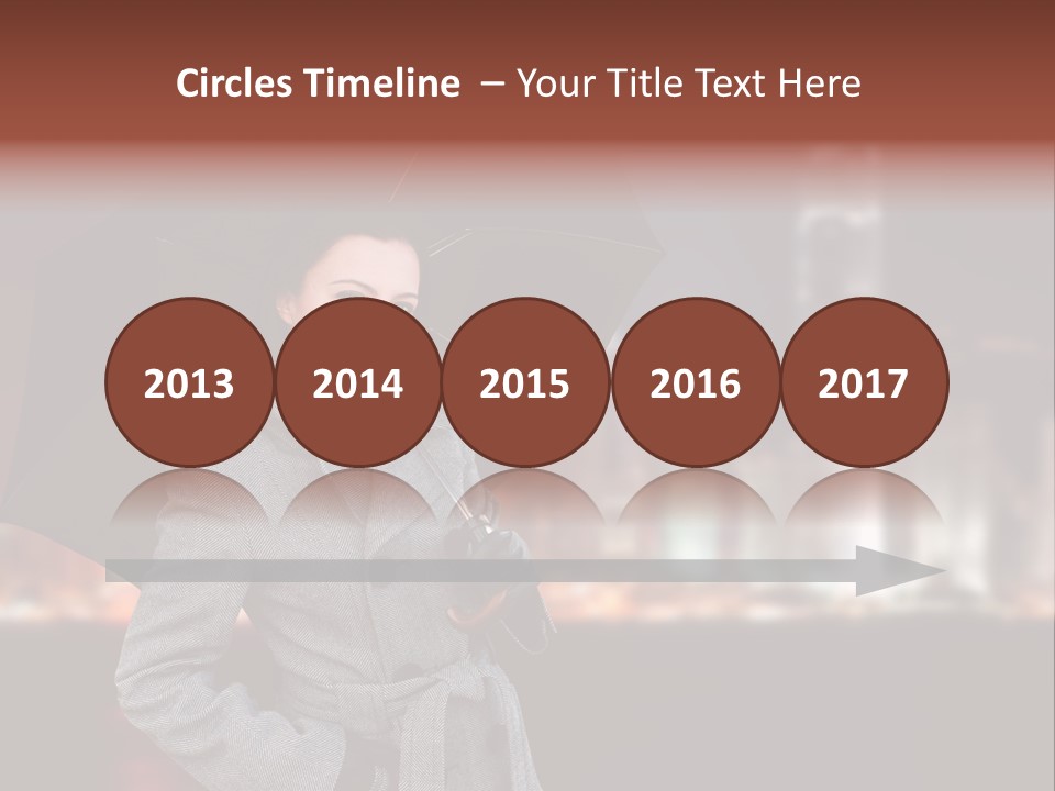 Autumn City Sad PowerPoint Template