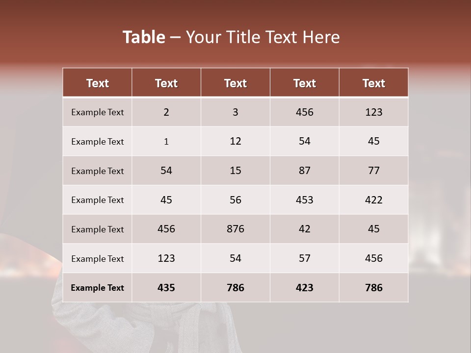 Autumn City Sad PowerPoint Template
